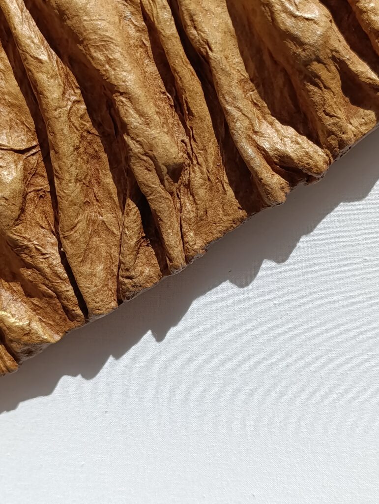Sculptural exploration of texture, rhythm and spatial presence.