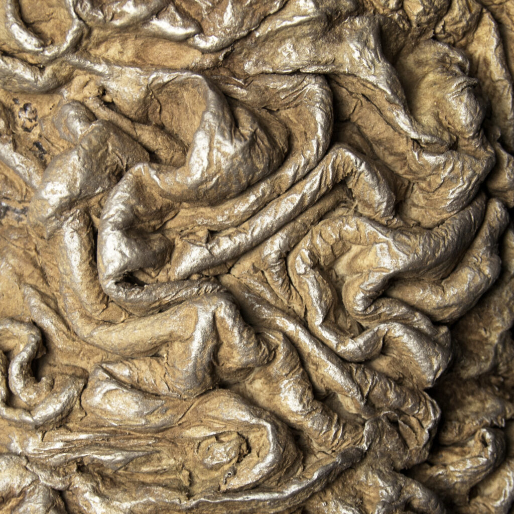 Organic sculptural texture inspired by imaginary underwater environments.