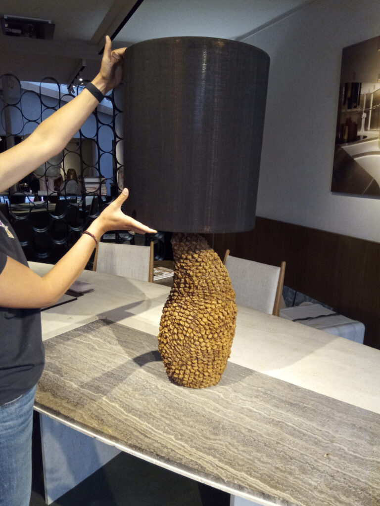 Sculptural process for interior architecture.