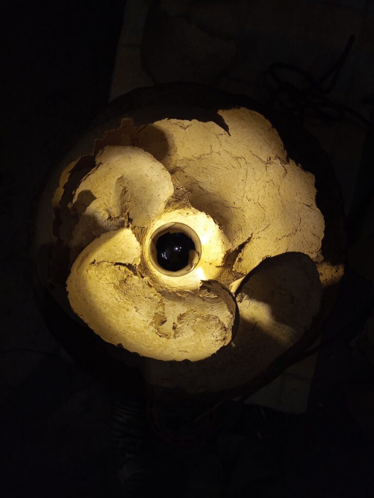 Material experimentation revealing shifting shadows and material depth.