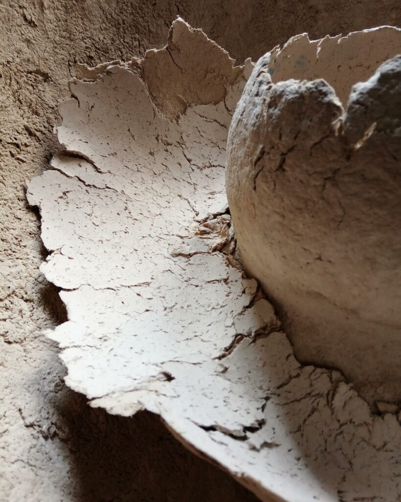 Organic sculptural relief inspired by fictional terrains.