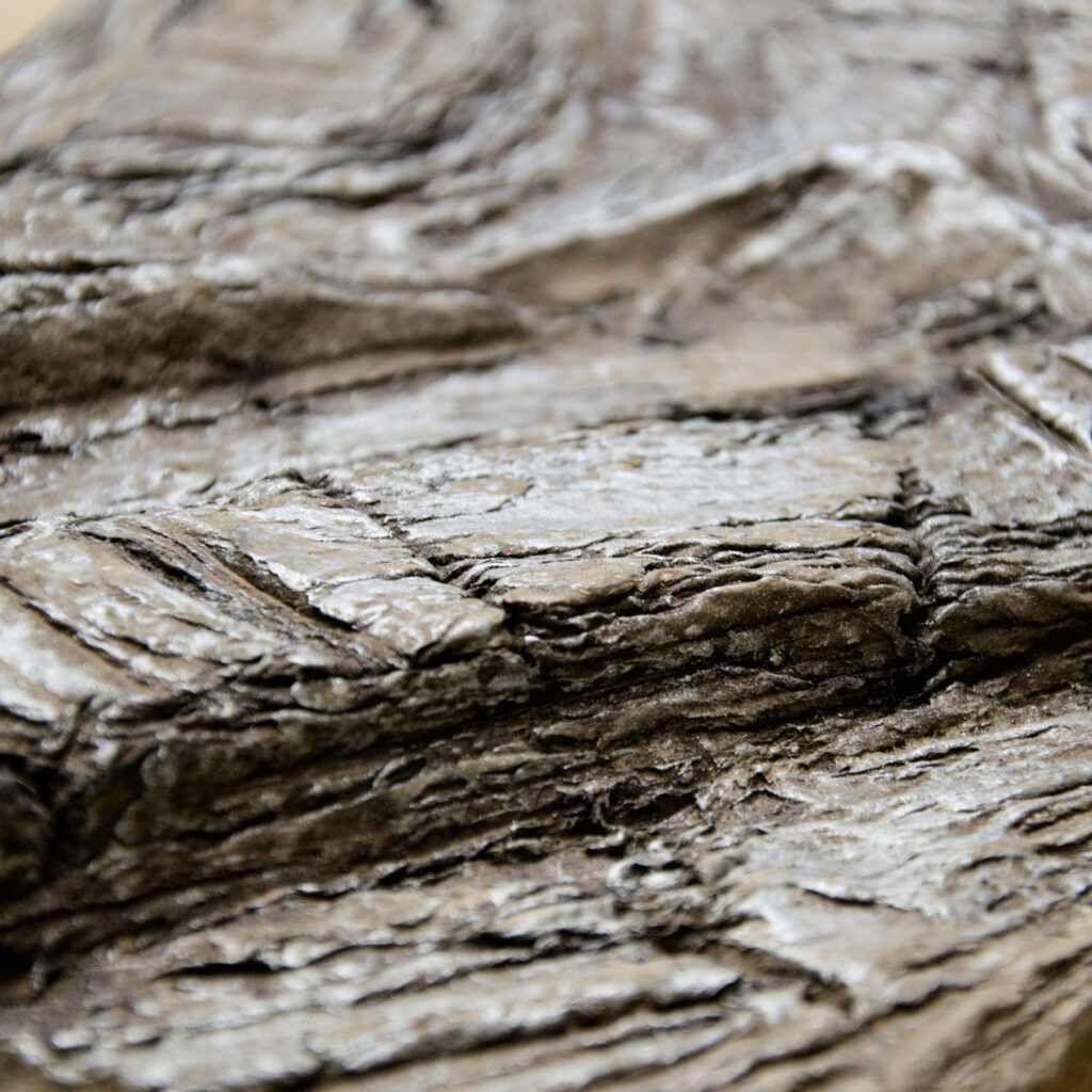Experimental material texture exploring tactile relief and surface depth