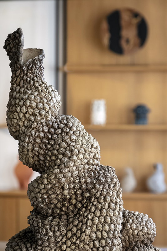 Sculptural exploration of texture, rhythm and spatial presence.